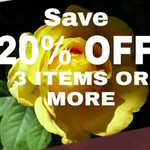 🍁 20% off of Bundle 3 more item!